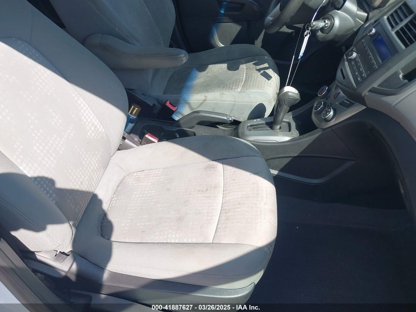 2012 CHEVROLET SONIC VIN: 1G1JA6SH8C4142206