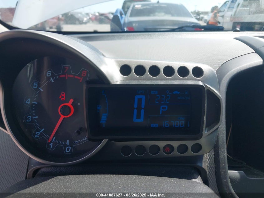 2012 CHEVROLET SONIC VIN: 1G1JA6SH8C4142206