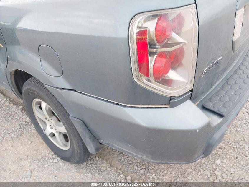 2006 Honda Pilot Ex VIN: 2HKYF18416H561415 Lot: 41887651