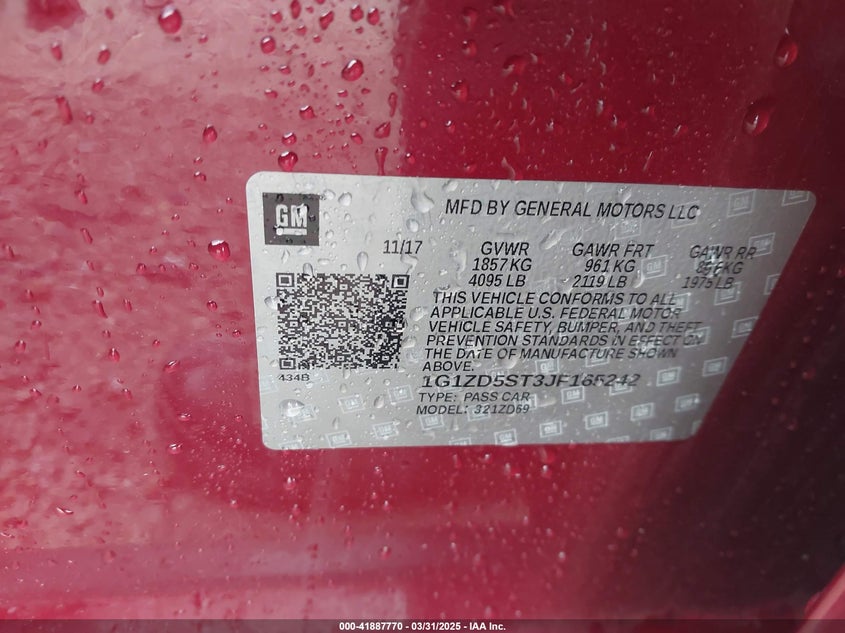 2018 CHEVROLET MALIBU LT - 1G1ZD5ST3JF165242