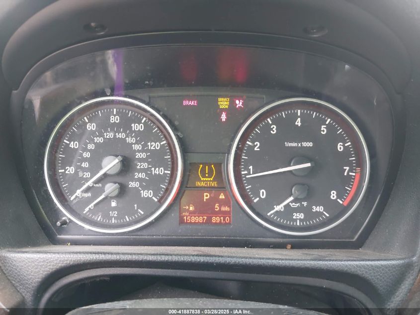 2011 BMW 328I VIN: WBADW3C55BE537992 Lot: 41887838