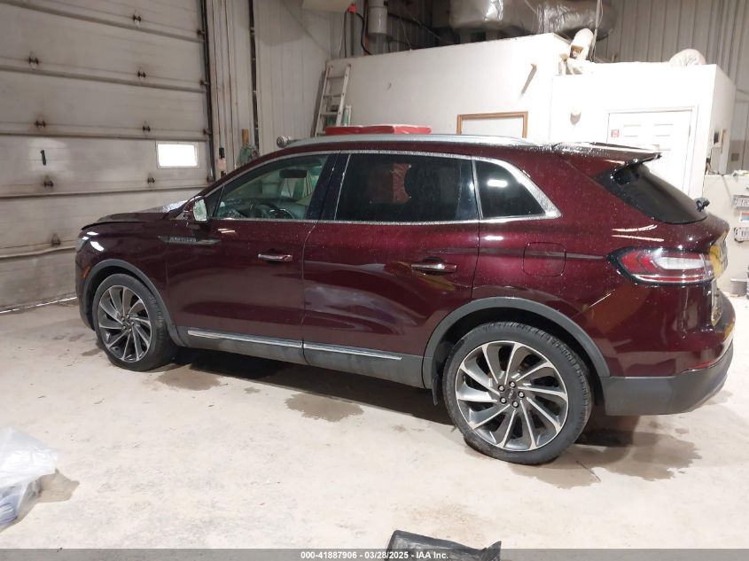 2019 Lincoln Nautilus Reserve VIN: 2LMPJ8L92KBL42653 Lot: 41887906