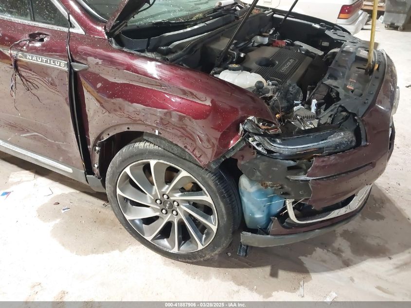 2019 Lincoln Nautilus Reserve VIN: 2LMPJ8L92KBL42653 Lot: 41887906