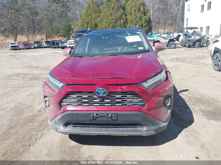 2022 Toyota Rav4 Hybrid Limited VIN: 4T3D6RFV4NU067033 Lot: 41887921