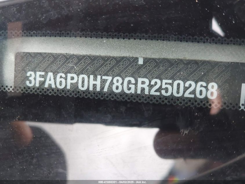 Image 9 of 2016 Ford Fusion  salvage vehicle - Lot #41888301 at IAAI