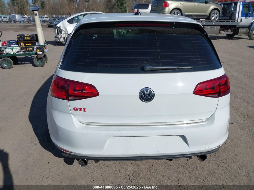 2016 Volkswagen Golf Gti Se W/Performance Package 4-Door VIN: 3VW447AU7GM021044 Lot: 41888695