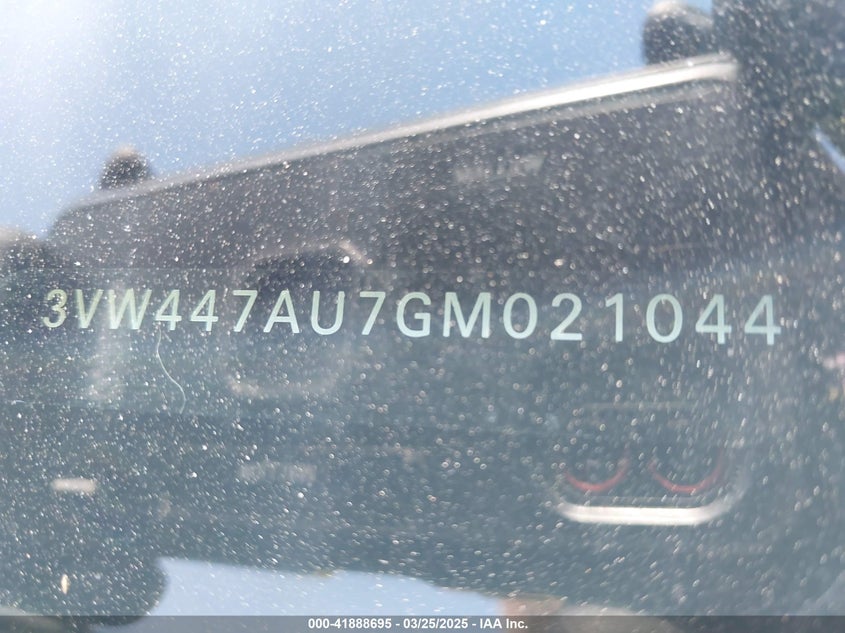 2016 Volkswagen Golf Gti Se W/Performance Package 4-Door VIN: 3VW447AU7GM021044 Lot: 41888695