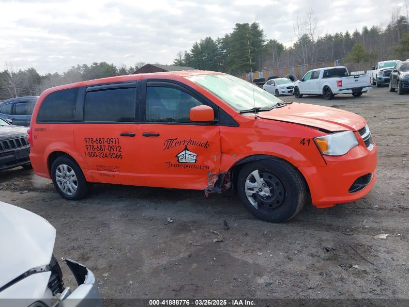 2019 Dodge Grand Caravan Se VIN: 2C4RDGBG8KR585255 Lot: 41888776