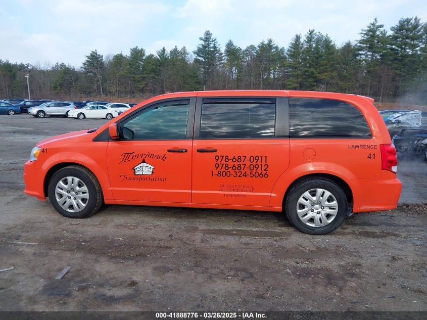 2019 Dodge Grand Caravan Se VIN: 2C4RDGBG8KR585255 Lot: 41888776