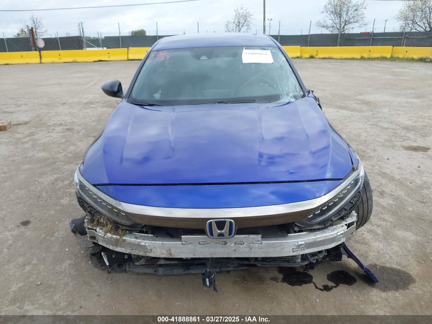 VIN 1HGCV3F2XNA032496 2022 HONDA ACCORD HYBRID SPORT
