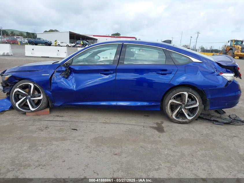 VIN 1HGCV3F2XNA032496 2022 HONDA ACCORD HYBRID SPORT