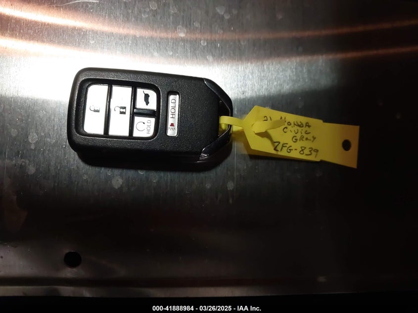 2021 HONDA CIVIC VIN: SHHFK7H66MU217502