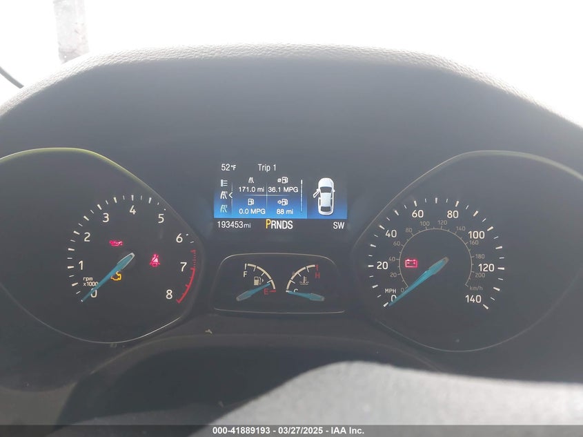 2017 FORD FOCUS VIN: 1FADP3M25HL229946