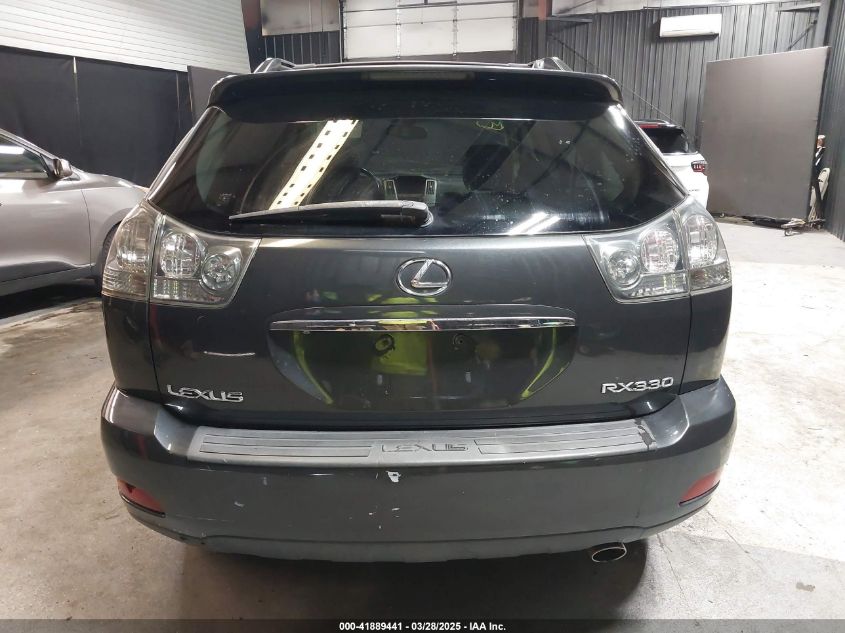 2005 Lexus Rx 330 VIN: JTJHA31U250092803 Lot: 41889441