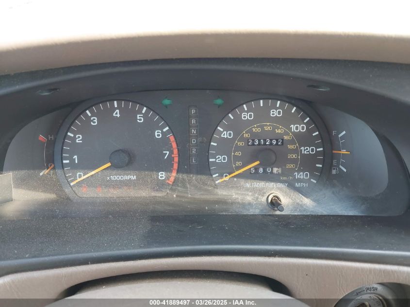 1995 Toyota Camry Le VIN: 4T1SK12W6SU489070 Lot: 41889497