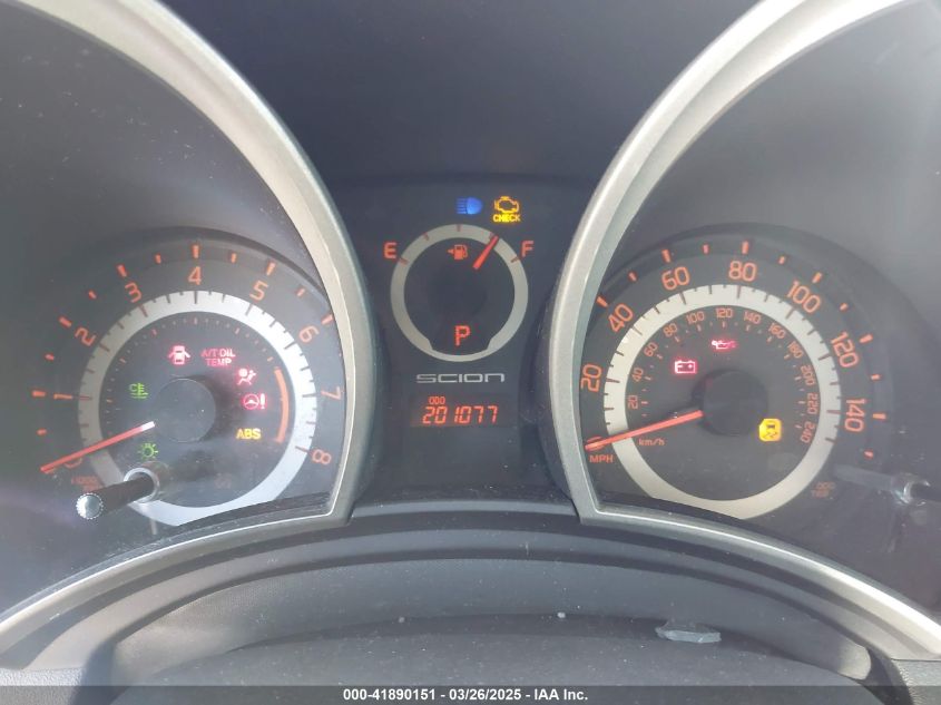 2012 Scion Tc VIN: JTKJF5C78C3042582 Lot: 41890151