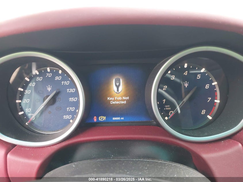 2014 MASERATI GHIBLI VIN: ZAM57RTA1E1113656