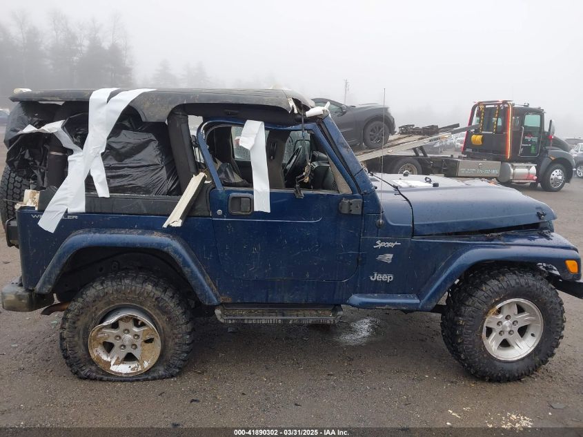 2004 Jeep Wrangler Se VIN: 1J4FA291X4P791319 Lot: 41890302