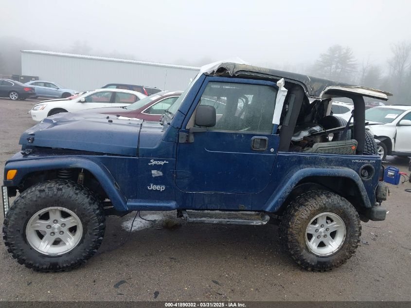 2004 Jeep Wrangler Se VIN: 1J4FA291X4P791319 Lot: 41890302