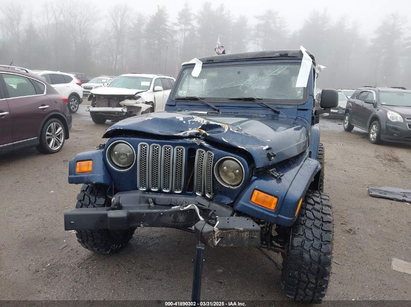 2004 Jeep Wrangler Se VIN: 1J4FA291X4P791319 Lot: 41890302