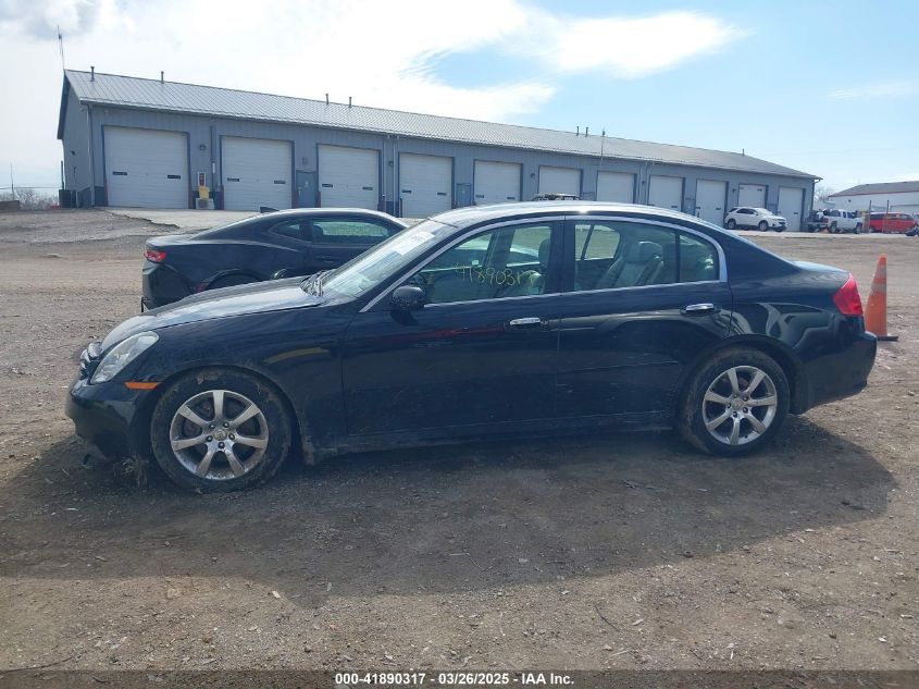 2006 Infiniti G35X VIN: JNKCV51F36M612353 Lot: 41890317