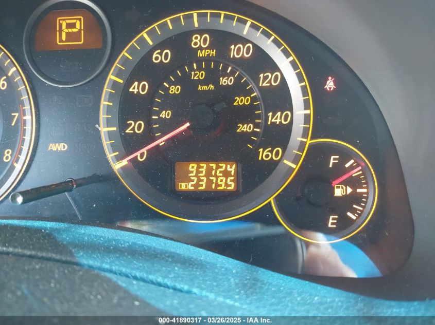 2006 Infiniti G35X VIN: JNKCV51F36M612353 Lot: 41890317