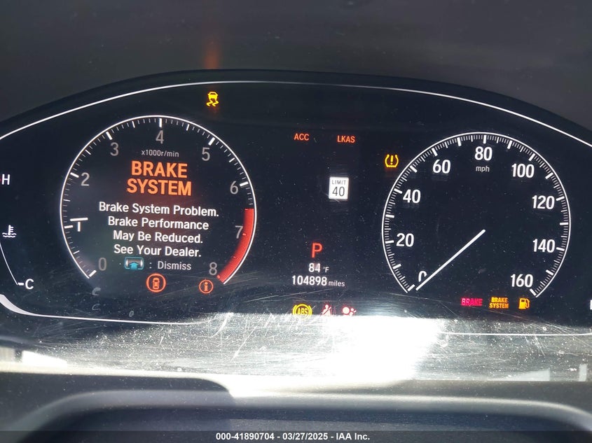 2019 HONDA ACCORD VIN: 1HGCV1F31KA056615