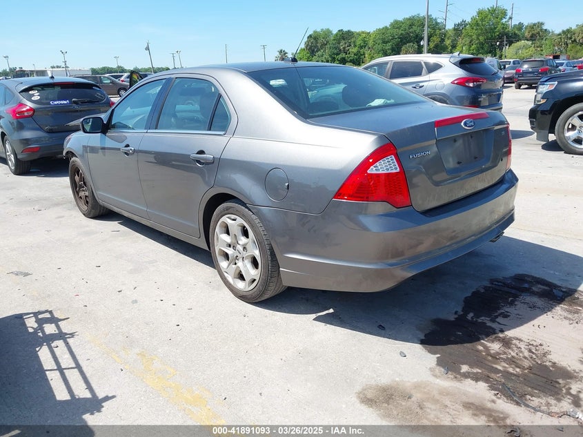 2011 FORD FUSION VIN: 3FAHP0HA2BR132049