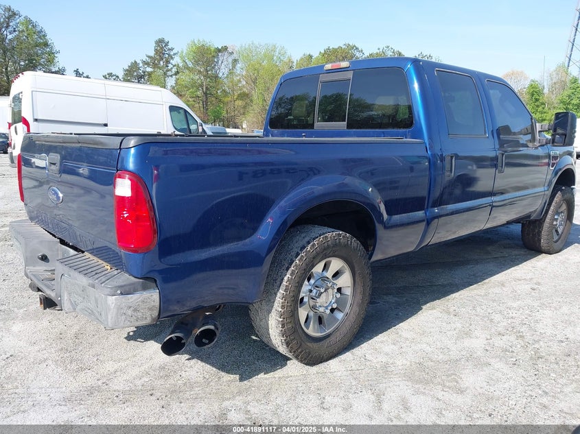 2008 FORD F-250 VIN: 1FTSW20RX8ED08535