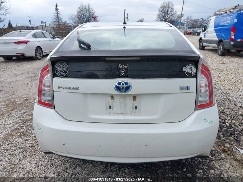 2012 TOYOTA PRIUS VIN: JTDKN3DU6C5398119