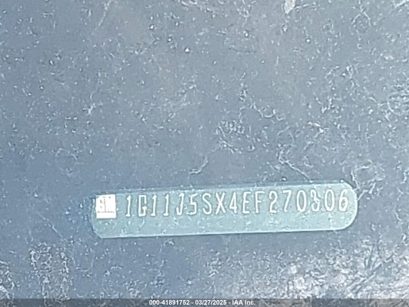 2014 CHEVROLET MALIBU 2LZ - 1G11J5SX4EF270306