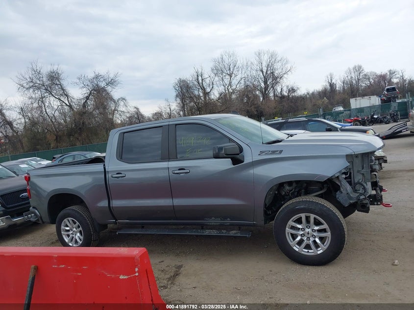 2021 CHEVROLET SILVERADO 1500 4WD  SHORT BED RST - 3GCUYEED5MG187904