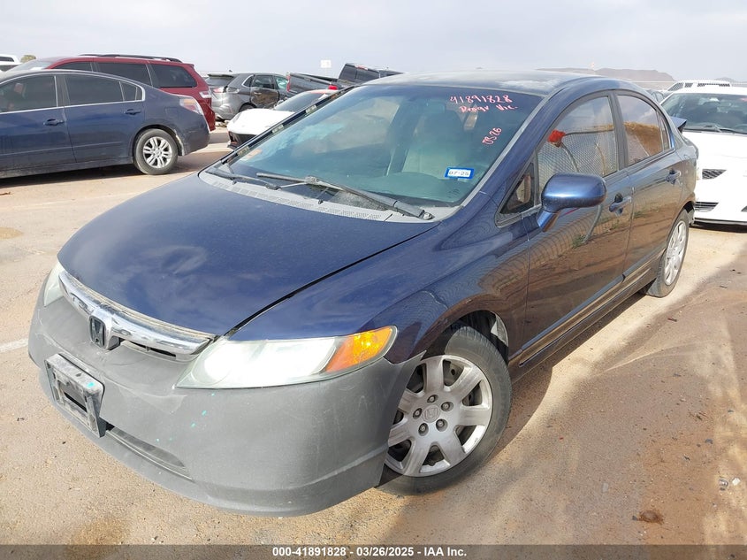 2008 HONDA CIVIC VIN: 1HGFA16598L116437