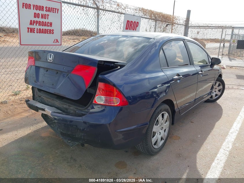 2008 HONDA CIVIC VIN: 1HGFA16598L116437