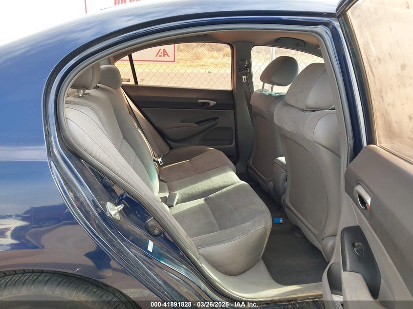 2008 HONDA CIVIC VIN: 1HGFA16598L116437