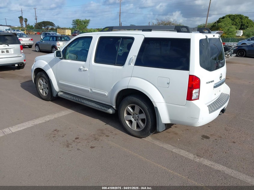 2009 NISSAN PATHFINDER VIN: 5N1AR18U19C613498