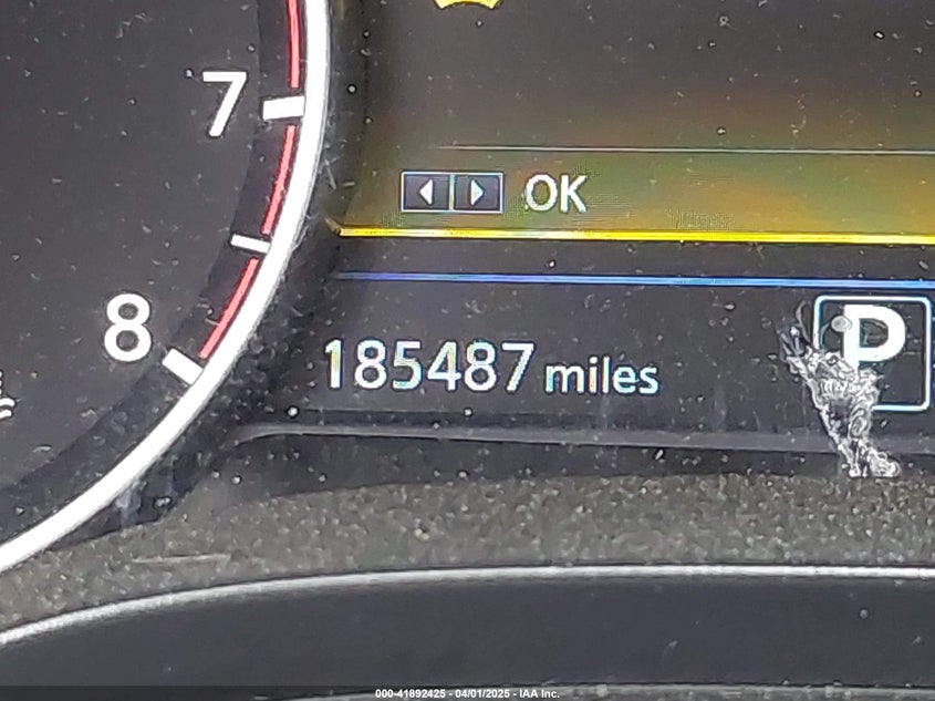 2016 NISSAN MAXIMA VIN: 1N4AA6AP8GC408857