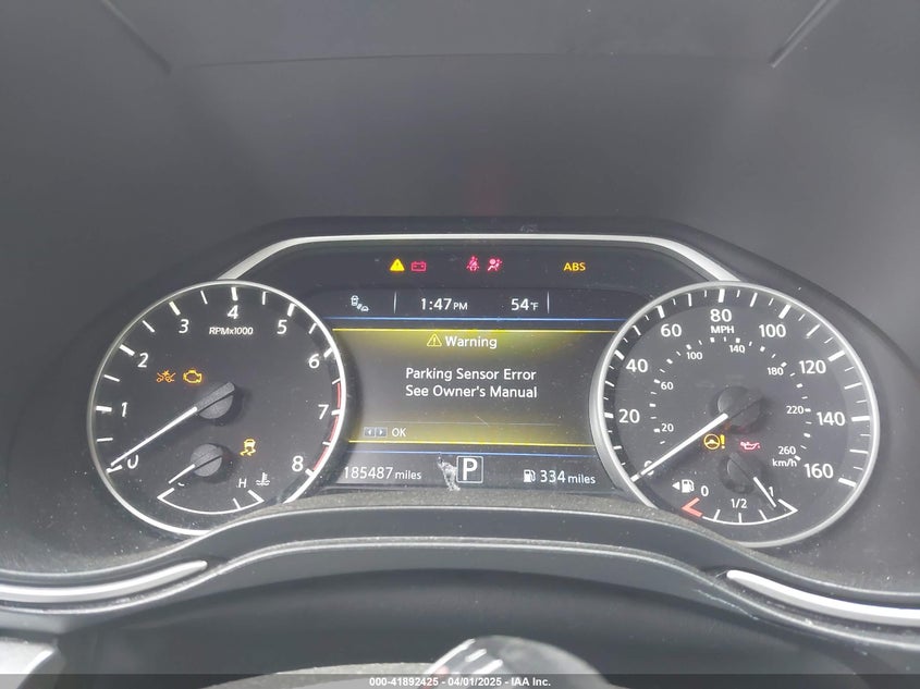 2016 NISSAN MAXIMA VIN: 1N4AA6AP8GC408857