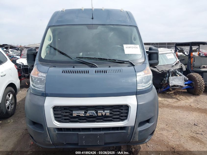 2020 Ram Promaster 3500 Cargo Van High Roof 159 Wb Ext VIN: 3C6URVJGXLE108421 Lot: 41892426