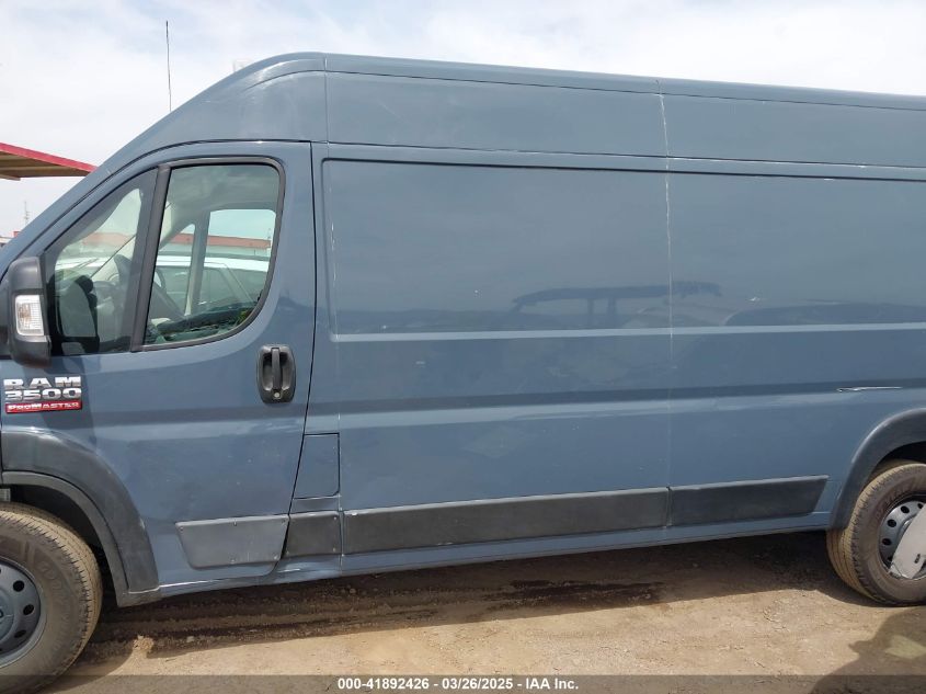 2020 Ram Promaster 3500 Cargo Van High Roof 159 Wb Ext VIN: 3C6URVJGXLE108421 Lot: 41892426