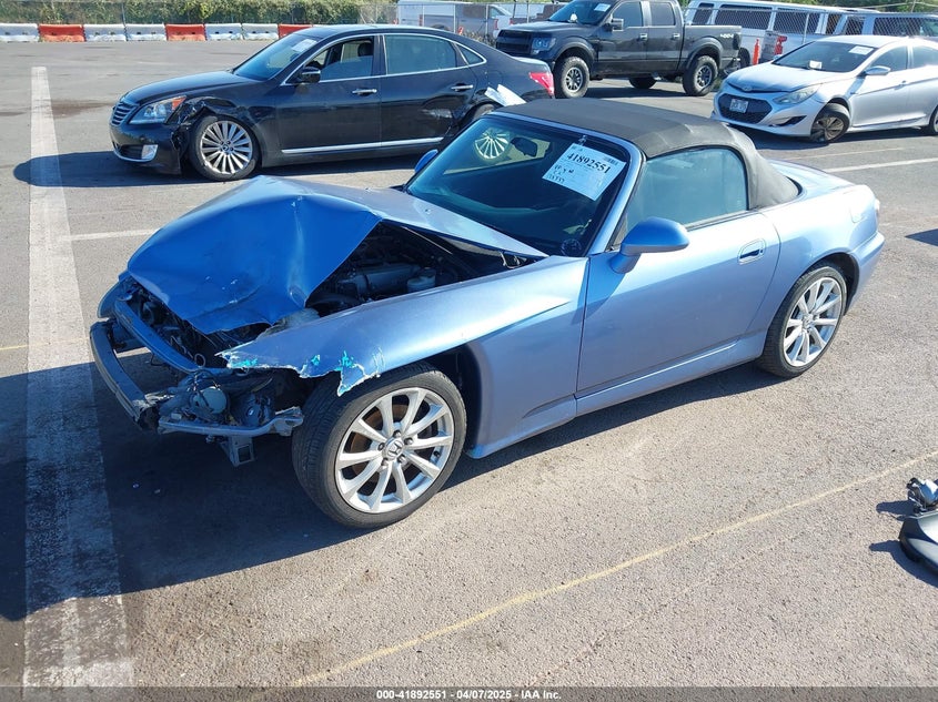 2006 HONDA S2000 VIN: JHMAP21486S001776