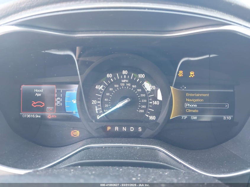 2016 FORD FUSION VIN: 3FA6P0D91GR237742