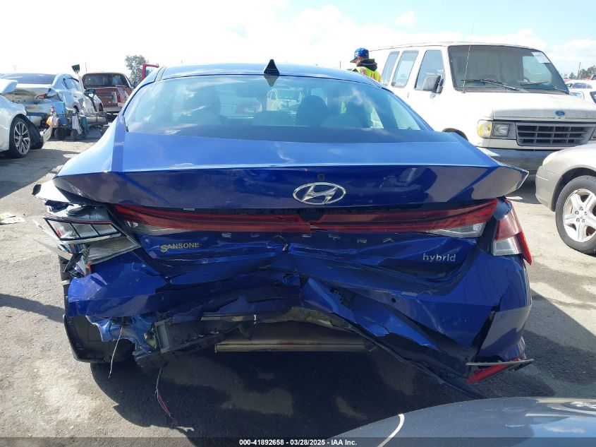 2023 Hyundai Elantra Hybrid Limited VIN: KMHLN4AJ4PU052596 Lot: 41892658