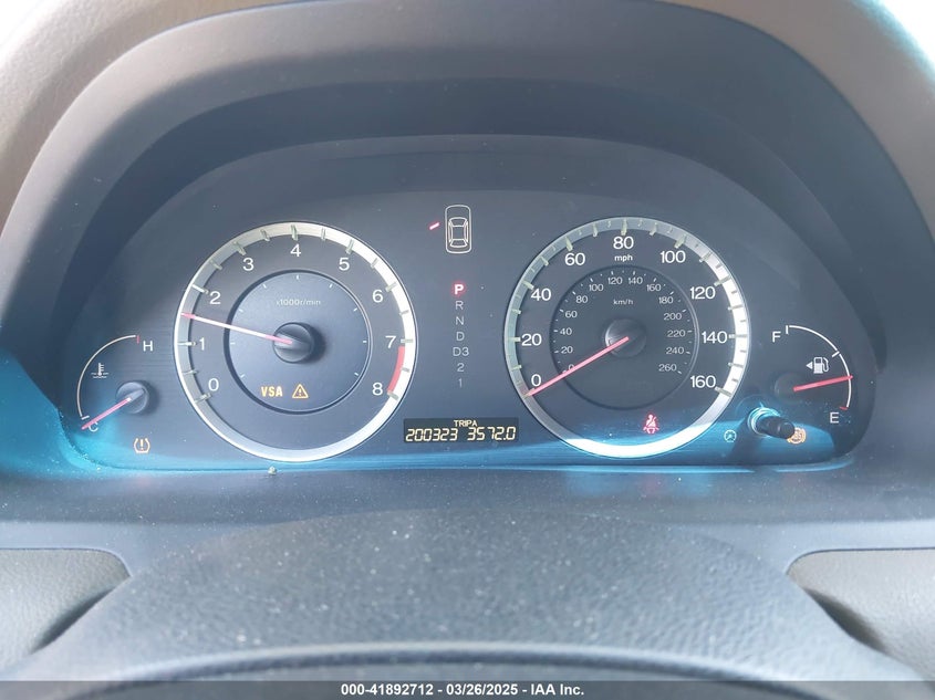 2008 HONDA ACCORD VIN: 1HGCP26888A109170