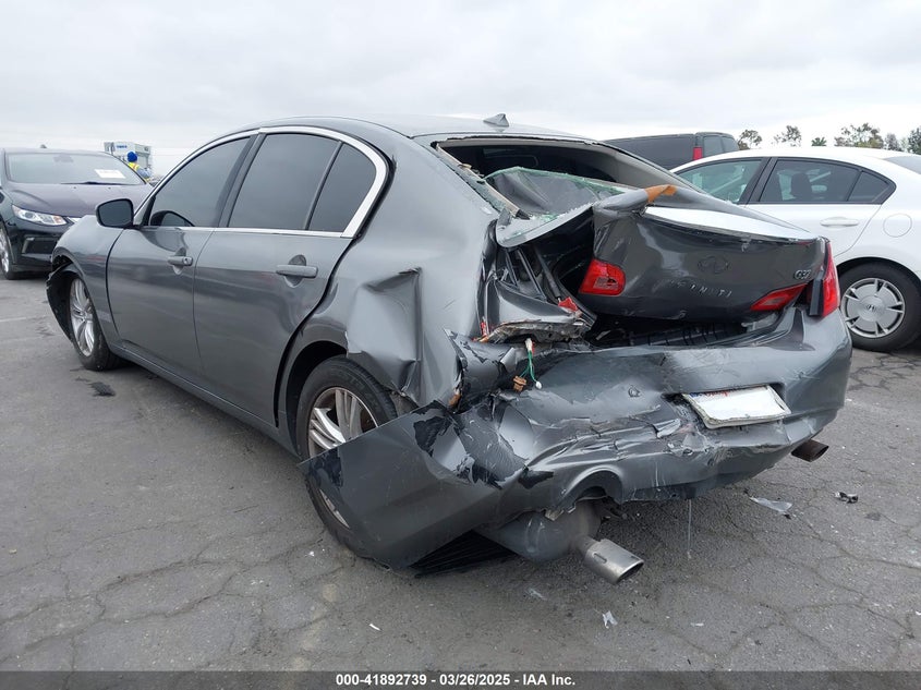 2013 INFINITI G37 SEDAN VIN: JN1CV6AP9DM721707