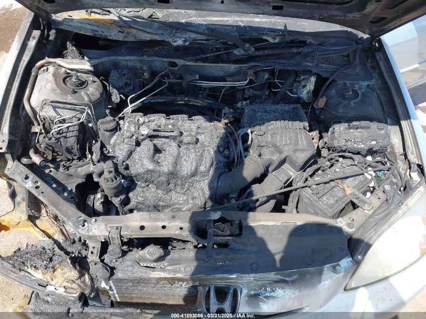 2003 Honda Civic Hybrid VIN: JHMES95673S017371 Lot: 41893086