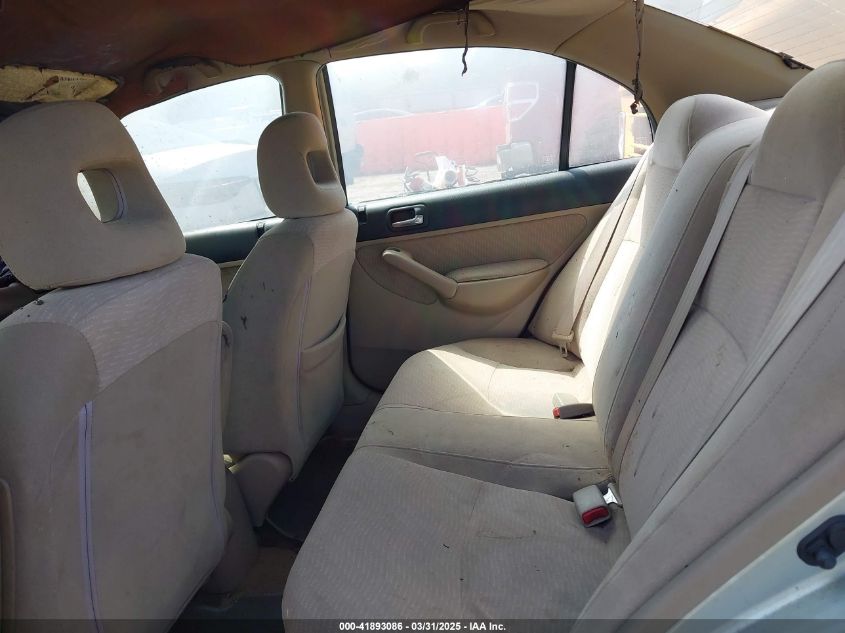 2003 Honda Civic Hybrid VIN: JHMES95673S017371 Lot: 41893086