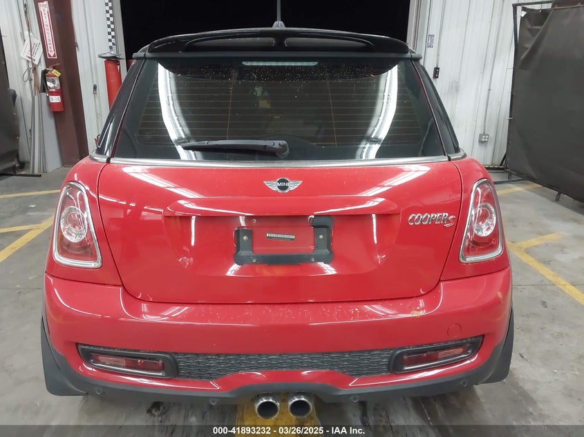 2013 MINI HARDTOP COOPER S - WMWSV3C50DT392160