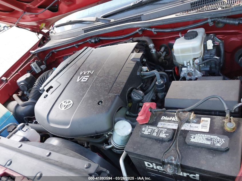 2013 Toyota Tacoma Base V6 VIN: 5TFUU4EN7DX079195 Lot: 41893594