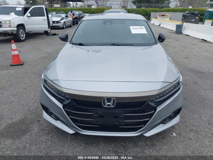 2021 HONDA ACCORD VIN: 1HGCV1F34MA085335
